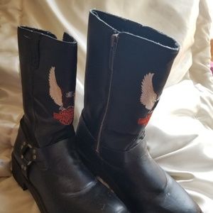 Harley Davidson kid boots